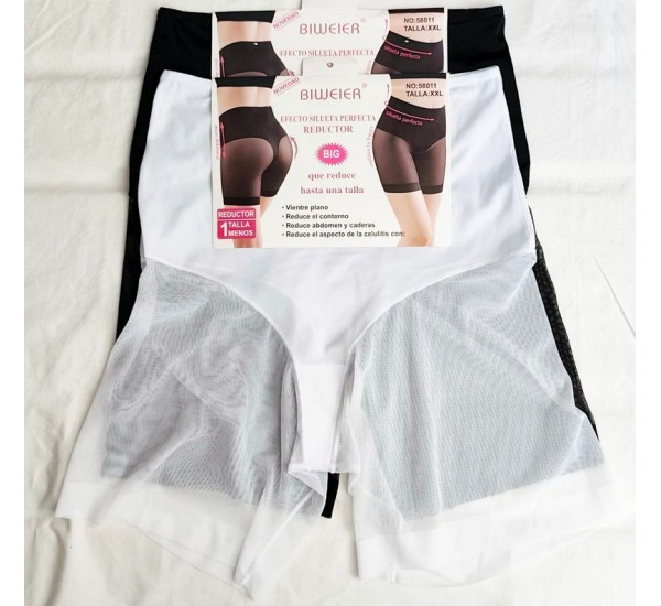 Труси жіночі, віскоза 6 шт (1-3XL) RZ3536_58011