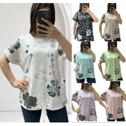 Футболка женская, коттон 3 шт (50-56 р) RZ4492_25064