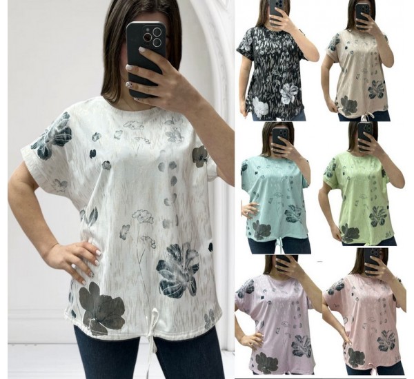 Футболка женская, коттон 3 шт (50-56 р) RZ4492_25064