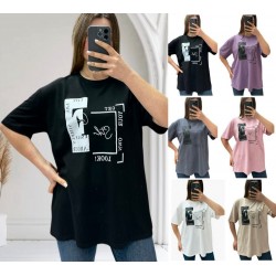 Футболка жіноча, коттон 3 шт (44-54 р) RZ4492_25060