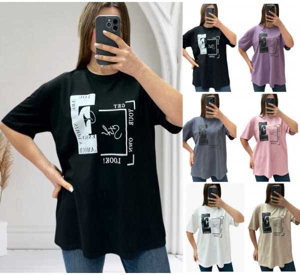 Футболка жіноча, коттон 3 шт (44-54 р) RZ4492_25060