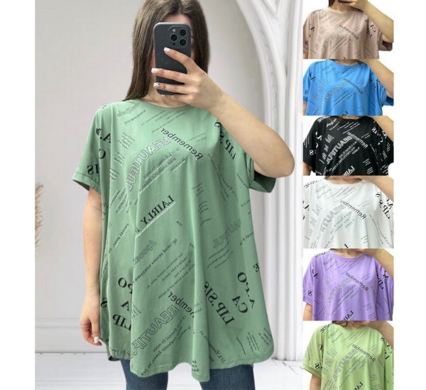 Футболка женская, коттон 3 шт (54-64 р) RZ4492_25006