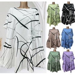 Футболка жіноча, коттон 5 шт (56-64 р) RZ4492_25003