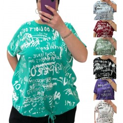 Футболка жіноча супер Батал, коттон 5 шт (54-64 р) RZ4492_25084