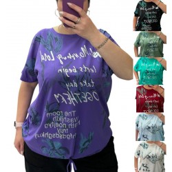 Футболка жіноча супер Батал, коттон 5 шт (54-64 р) RZ4492_25083