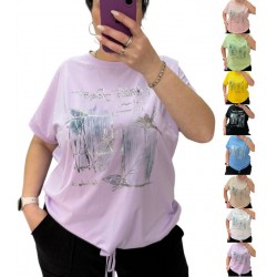 Футболка жіноча Батал, коттон 5 шт (52-56 р) RZ4492_25037