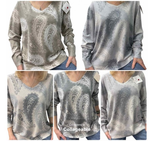 Светр жіночий 5 шт (46-52 р) кашемір RZ4492_25240