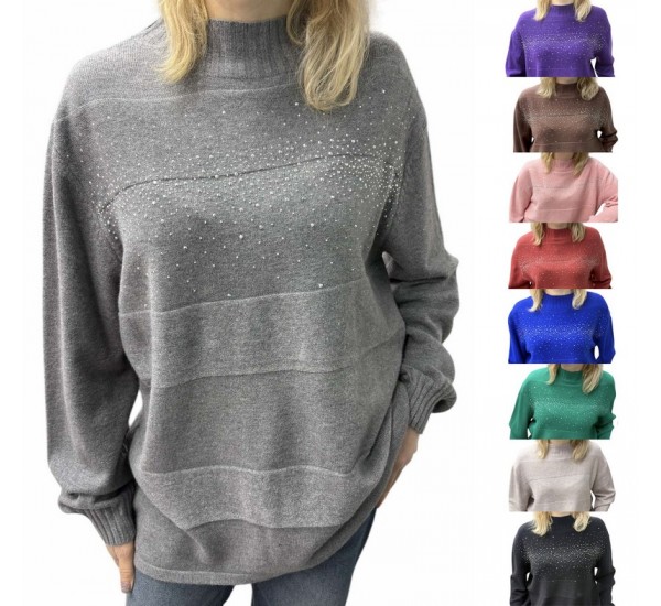 Светр жіночий 5 шт (50-58 р) кашемір RZ4492_24070