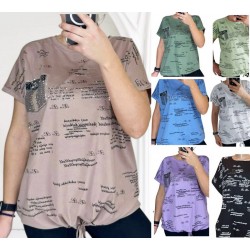 Футболка жіноча, коттон 5 шт (52-56 р) RZ4492_25301