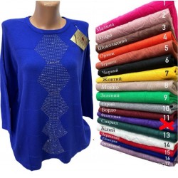 Светр жіночий, кашемір 5 шт (54-58 р) RZ4492_25206