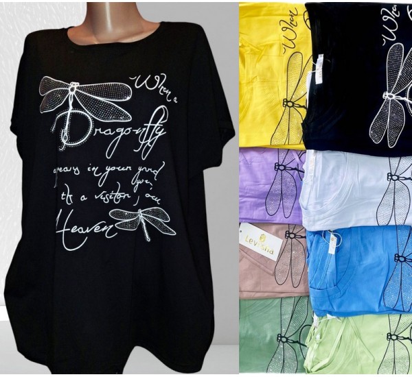 Футболка женская, коттон 3 шт (52-56 р) RZ4492_25306