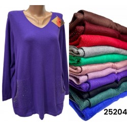 Светр жіночий, кашемір 5 шт (52-56 р) RZ4492_25204