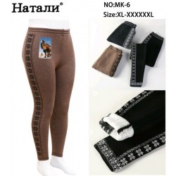 Лосини безшовні жіночі, хутро 6 шт (54-60 р) SeM_MK-6