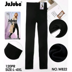 Лосини безшовні жіночі, фліс 6 шт (48-52 р) SeM_W822