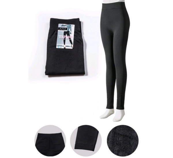 Лосини безшовні жіночі, хутро 6 шт (50-56 р) SeM_V07