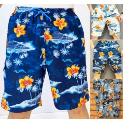 Шорти чоловічі, плащівка з сіткою 5 шт (56-64 р) SeR2152_030509