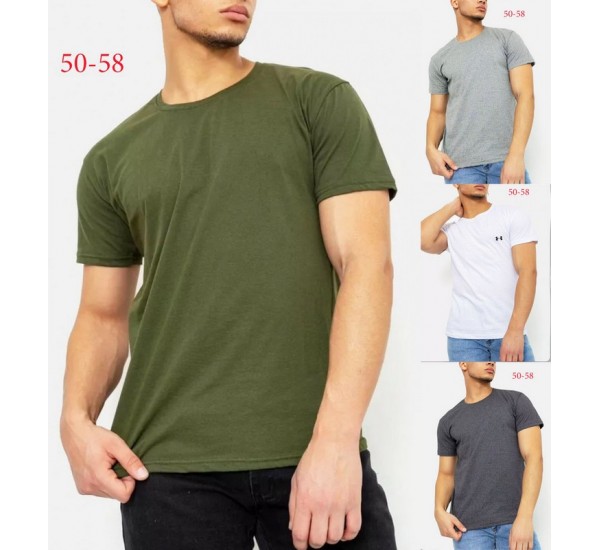 Футболка мужская, стрейч-коттон 5 шт (50-58 р) SeR2152_060520