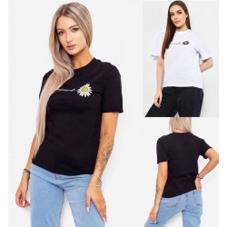 Футболка жіноча, стрейч-коттон 5 шт (44-52 р) SeR2152_060504