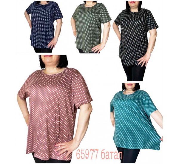 Футболка жіноча трикотаж 6 шт (4-8XL) SeR2152_65977