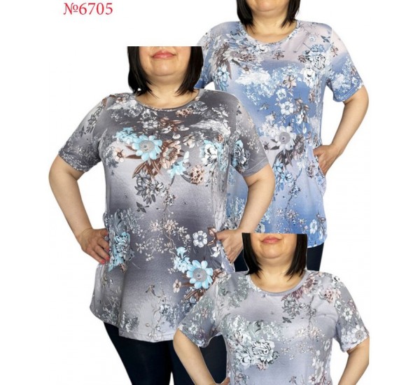 Туніка жіноча трикотаж 6 шт (1-6XL) SeR2152_6716