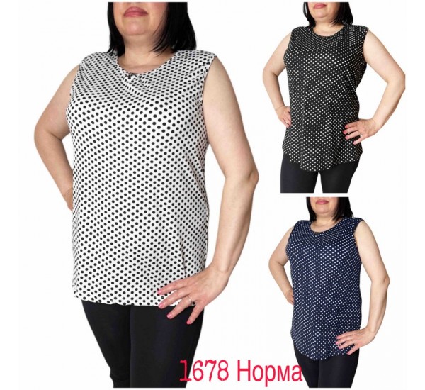 Майка жіноча трикотаж 6 шт (L-4XL) SeR2152_1678