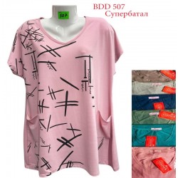 Туніка жіноча трикотаж 5 шт (7-10XL) SeR2152_BDD507