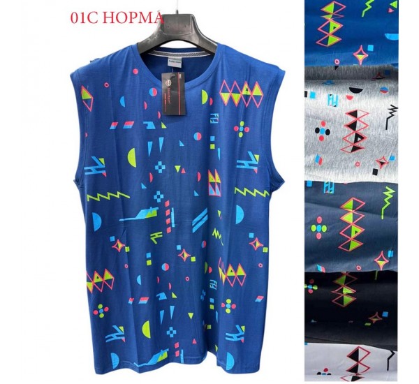 Майка чоловіча трикотаж 5 шт (1-3XL) SeR2152_01C