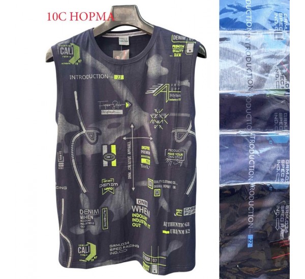 Майка чоловіча трикотаж 5 шт (1-3XL) SeR2152_10C