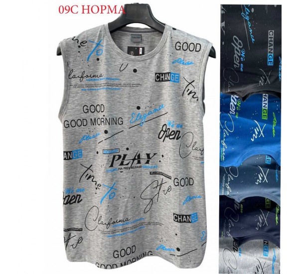 Майка чоловіча трикотаж 5 шт (1-3XL) SeR2152_09C