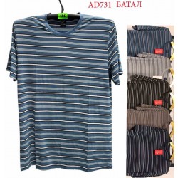 Футболка чоловіча трикотаж 5 шт (5-8XL) SeR2152_AD731