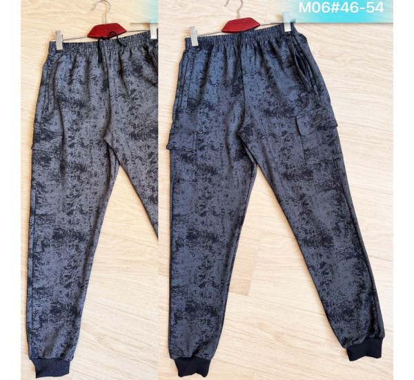 Спорт штаны мужские, мрамор 5 шт (46-54 р) SeR2152_M06