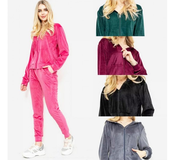 Спорт костюм женский, велюр 6 шт (44-52 р) SeR2152_9135