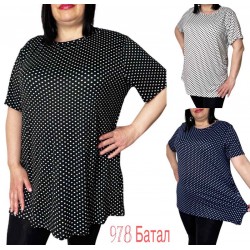 Футболка жіноча, коттон 6 шт (58-68 р) SeR2152_978