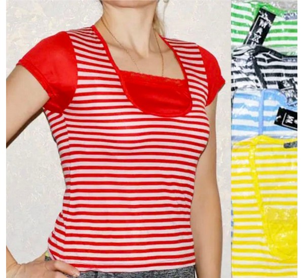 Футболка жіноча, трикотаж 10 шт (44-48 р) SeR2152_060501