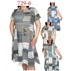 Сукня жіноча, бавовна 5 шт (50-58 р) SeR2152_729-6