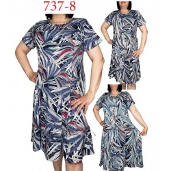 Сукня жіноча, бавовна 5 шт (50-58 р) SeR2152_737-8