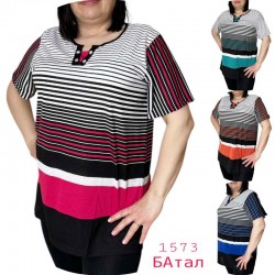 Футболка жіноча трикотаж 6 шт (4-8XL) SeR2152_1573