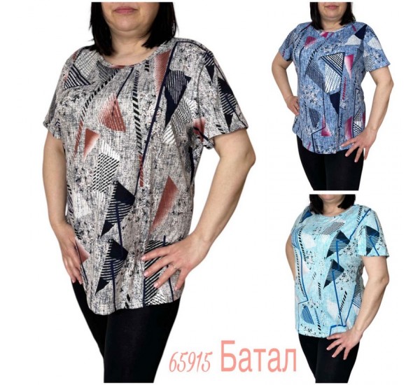 Футболка жіноча трикотаж 6 шт (4-8XL) SeR2152_65915