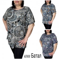 Футболка жіноча трикотаж 6 шт (4-8XL) SeR2152_65938