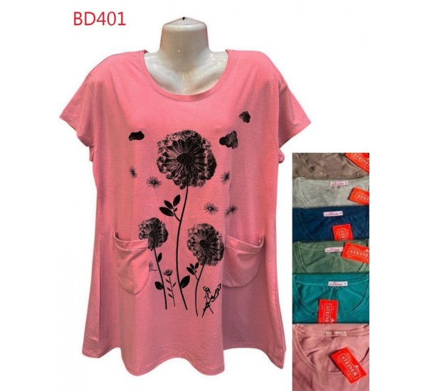 Туника женская трикотаж 5 шт (5-8XL) SeR2152_BD401