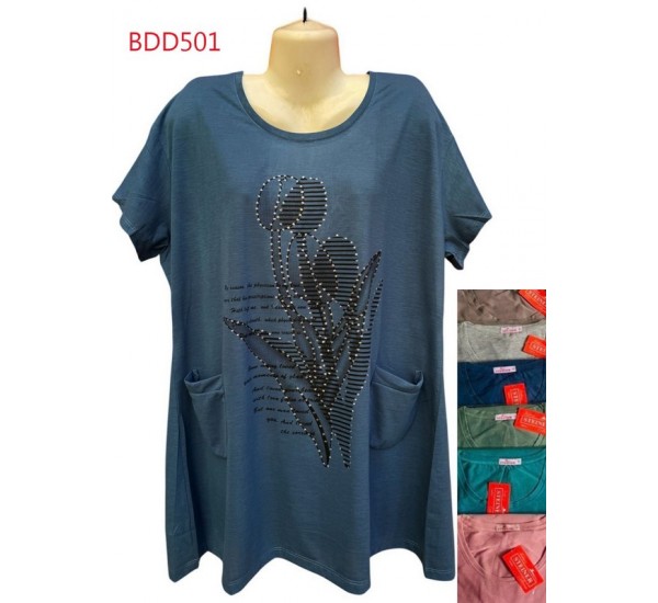 Туника женская трикотаж 5 шт (7-10XL) SeR2152_BDD501