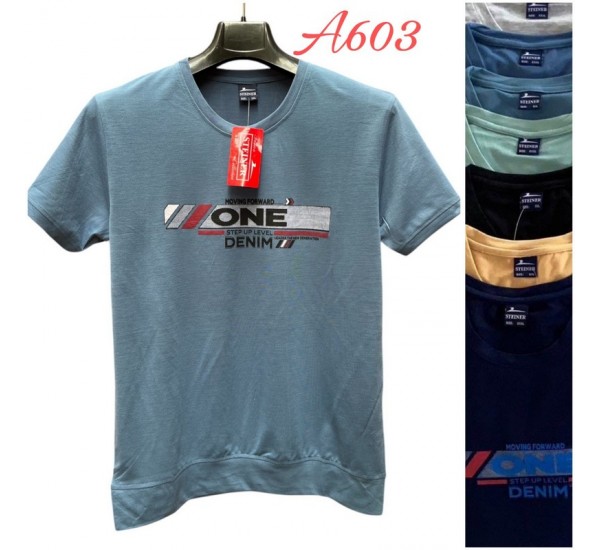 Футболка чоловіча трикотаж 5 шт (2-5XL) SeR2152_A603