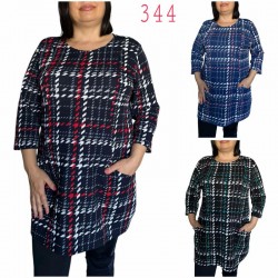 Туніка жіноча, кашемір 6 шт (48-56 р) SeR2152_344