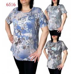 Футболка жіноча, бавовна 6 шт (48-56 р) SeR2152_6516