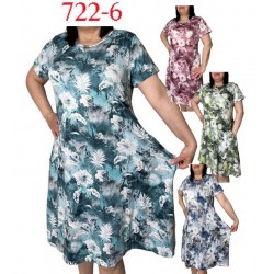 Сукня жіноча, бавовна 5 шт (50-58 р) SeR2152_722-6