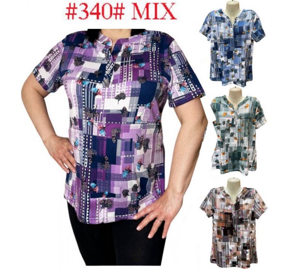 Блуза женская, коттон 6 шт (50-60 р) SeR2152_340