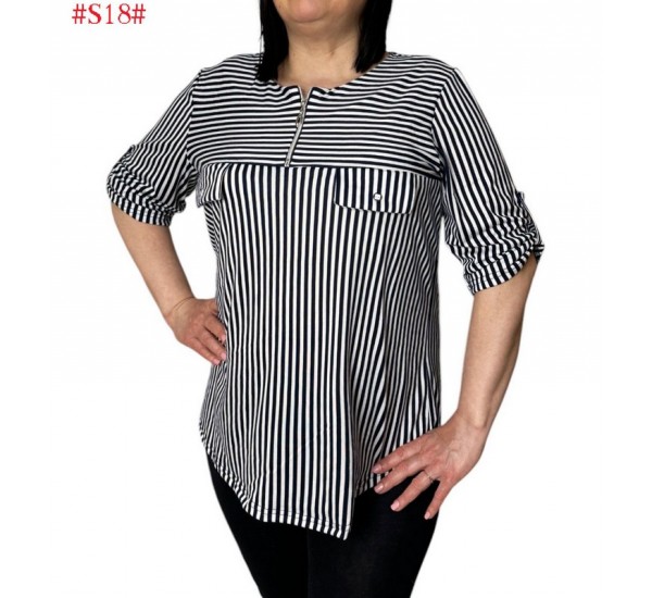 Блуза жіноча, бавовна 6 шт (48-58 р) SeR2152_S18