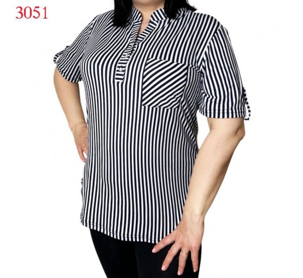 Блуза жіноча, бавовна 6 шт (50-60 р) SeR2152_3051