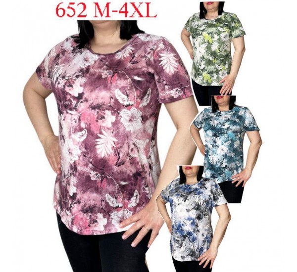 Футболка женская, коттон 6 шт (48-56 р) SeR2152_652