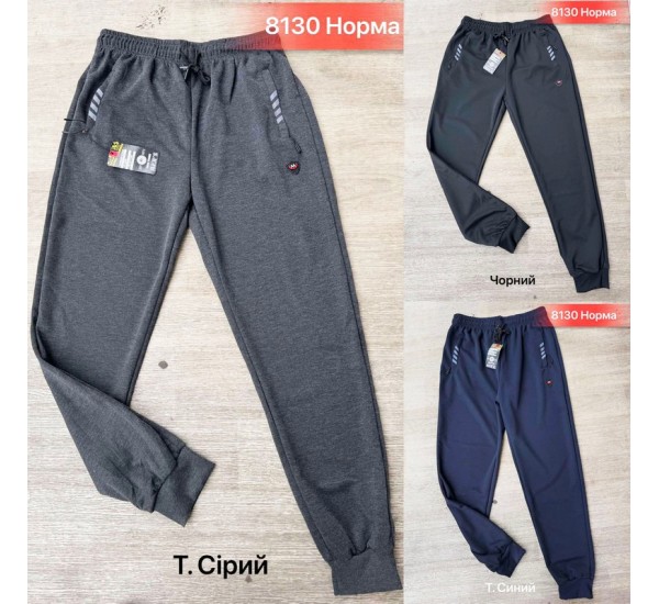 Спорт штаны мужские, двунитка 5 шт (46-54 р) SeR2152_8130